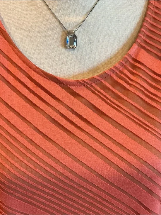 Apt. 9 Orange Striped Maxi Dress - Picture 4 of 5